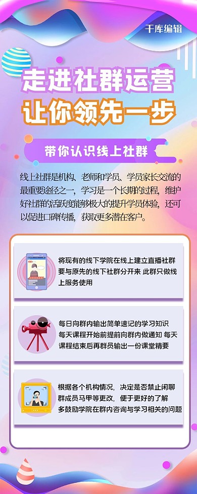 营销长图流体紫色渐变简约长海报