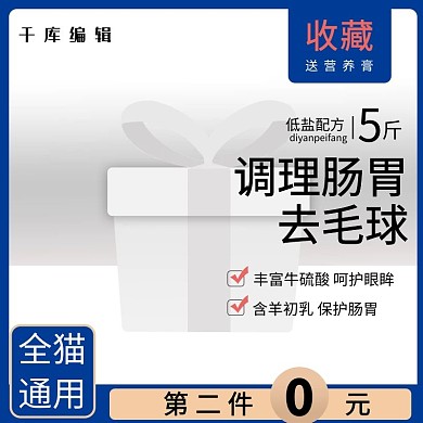 宠物粮食背景节日主图