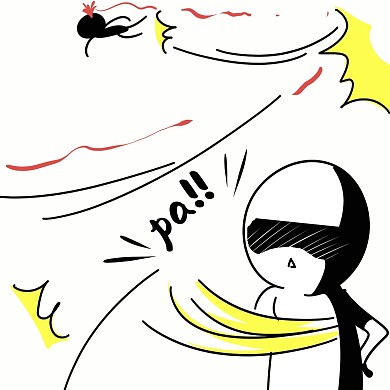千库编辑原创可爱打巴掌表情包