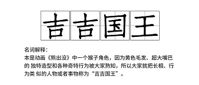 网络热梗吉吉国王白色简约公众号首图