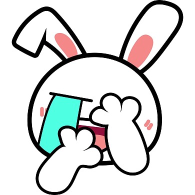 夸张鬼畜人物兔子表情包套图