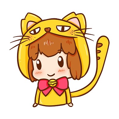 通猫耳少年微笑表情包