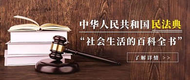 民法典民法典棕色实景图公众号首图
