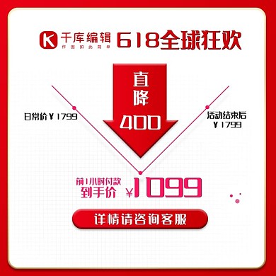 618促销价格走势主图价格走势