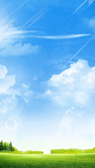 父亲节蓝天蓝色清新背景