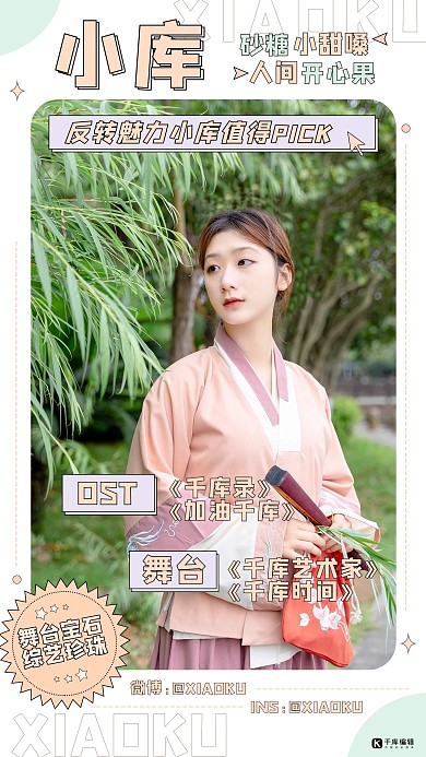 明星偶像安利人物介绍应援摄影图手机海报