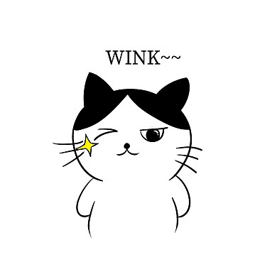 卡通猫咪电眼表情包