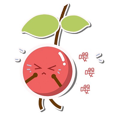 创意土味趣味水果樱桃谐音表情包