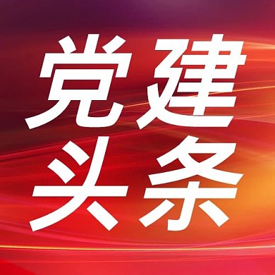 党建头条红色大字吸睛公众号次图