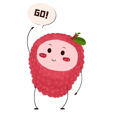 夏天水果荔枝表情包