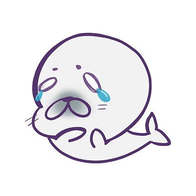 搞笑海豹豹委屈表情包