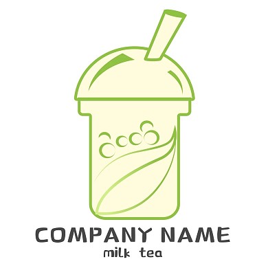 绿色水杯LOGO