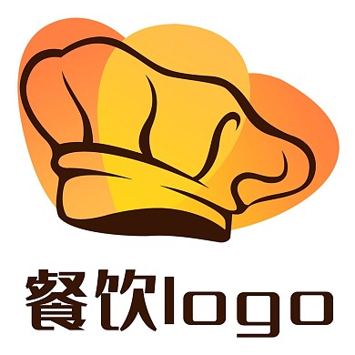 黄色简约餐饮LOGO