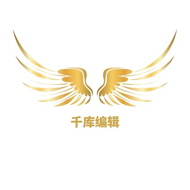 矢量金色翅膀