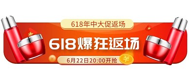 节日大促 狂欢 优惠券 促销胶囊图banner