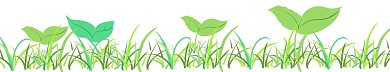 绿色叶子草地摇摆分割线