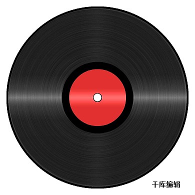 矢量黑胶碟品牌LOGO
