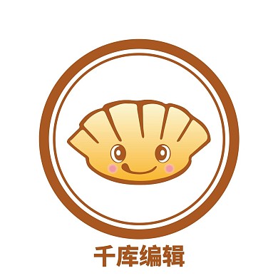 美食饺子logo