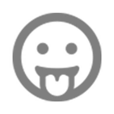 纯色图标表情俏皮吐舌头公众号次图