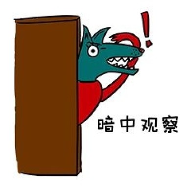 可爱狼先生工作篇表情包
