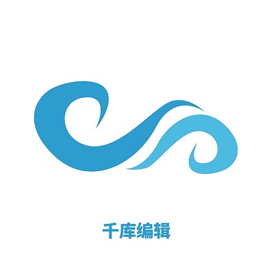 蓝色线条曲线