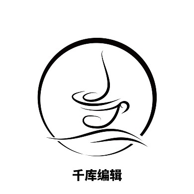手绘可爱咖啡杯造型