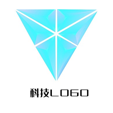 蓝色三角科技LOGO