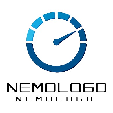 蓝色汽车油表LOGO
