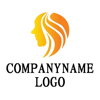 黄色美发LOGO