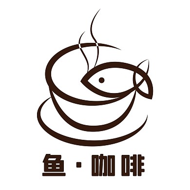 黑色线条咖啡LOGO