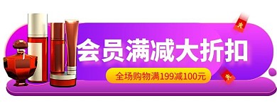 节日大促 狂欢 优惠券 促销胶囊图banner