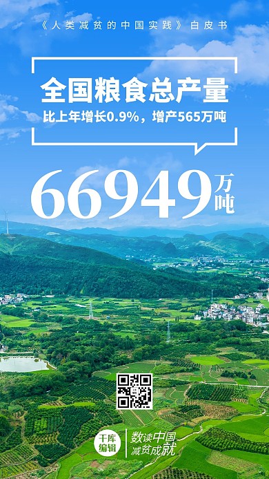 数字新闻农田蓝绿色简约风海报