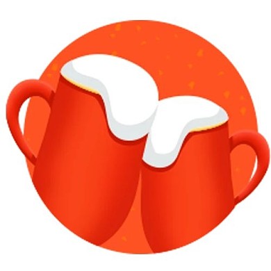 新年红黄色系新年图标icon