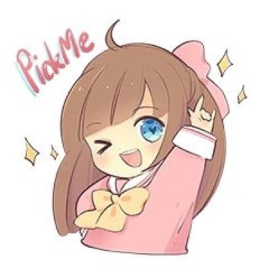 千库编辑原创元素pickme卡通表情包插画元素