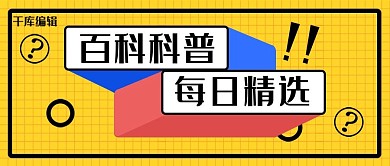 百科科普学习彩色创意首图