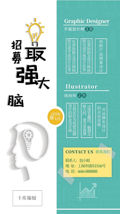 公司招聘宣传通用海报