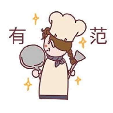 厨师表情有范插画