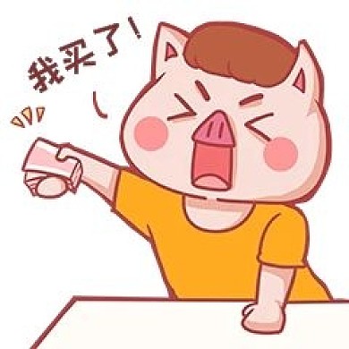 小猪拿钱购买买买买