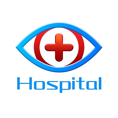 蓝色眼镜医院LOGO