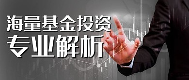 海量基金投资专业解析数据分析灰色简约公众号首图