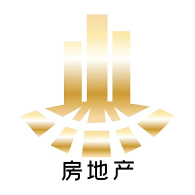 黄色建筑房地产
