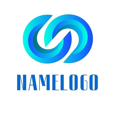 蓝色装饰LOGO