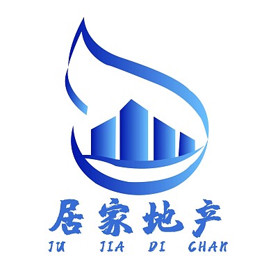 蓝色渐变房地产LOGO