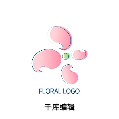 粉色的花朵LOGO