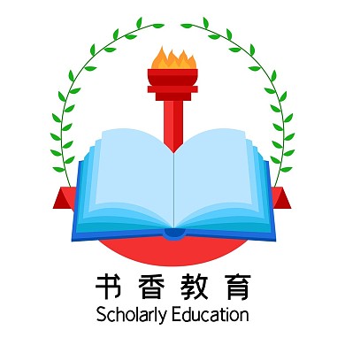 蓝色书本教育LOGO