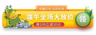 端午节粽子黄色 节日胶囊图