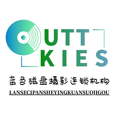 蓝色渐变摄影LOGO