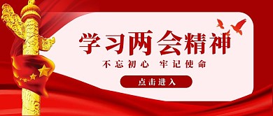 红色党建两会精神公众号首图