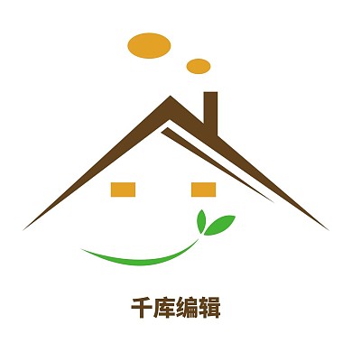 卡通风格房产服务交易标志