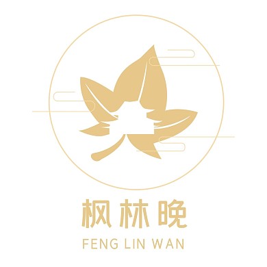 枫林晚民宿logo